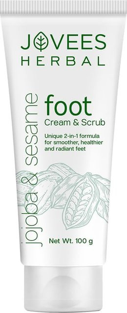 Jovees Herbal Fußpflegecreme Peeling 2-in-1, 100 g, Unisex - Bild 1