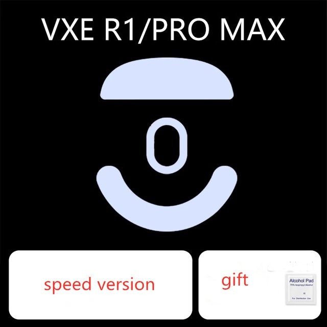 VGN Ultraglide PTFE-Mausfüße ICE-Version für Dragonfly VXE R1 PRO MAX SE in Weiß - Bild 1