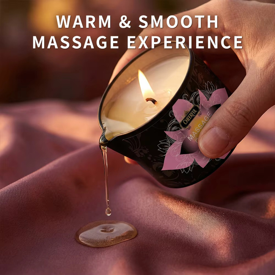 EVODUCK Geranium Massage-Ölkerze, 59 ml, Körpermassagekerze - Bild 4