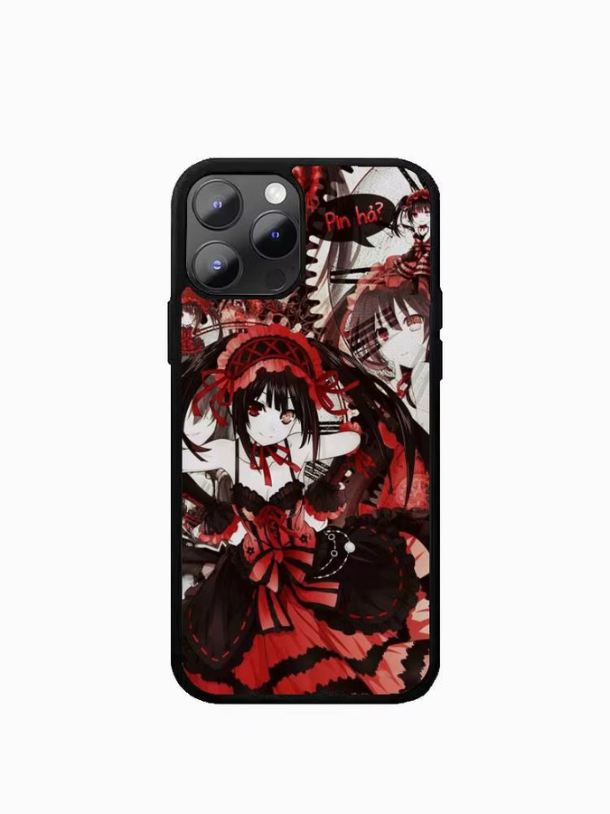 Handyhülle Cartoon Tokisaki Kurumi für iPhone 11-16 Pro Max, bunt, Anti-Rutsch und Anti-Fingerabdruck-Beschichtung - Bild 4