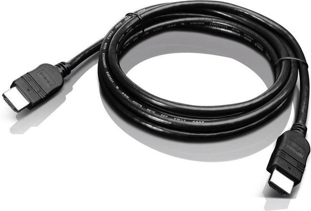 Lenovo HDMI Adapter HDMI A auf HDMI A in Schwarz, Länge: 200 cm - Bild 1