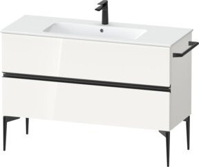 Duravit Waschtischunterschrank Sivida mit 2 Schubladen, Farbe Weiß Hochglanz, B/H/T: 121 x 59,1 x 47,7 cm - Bild 1