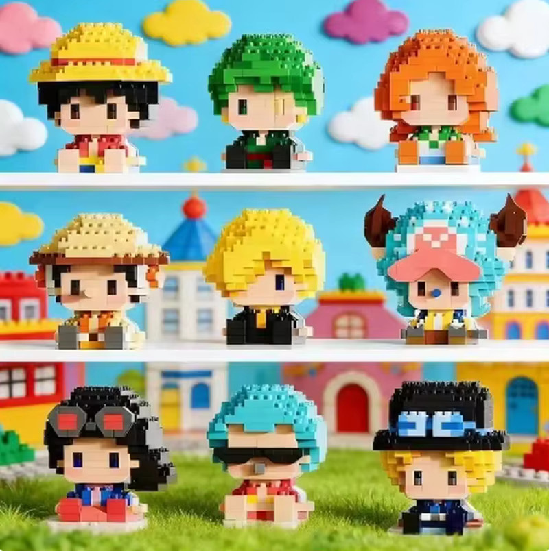 Bandai Block Chopper 3D Anime-Modell, Bausatz, Zubehör - Bild 1