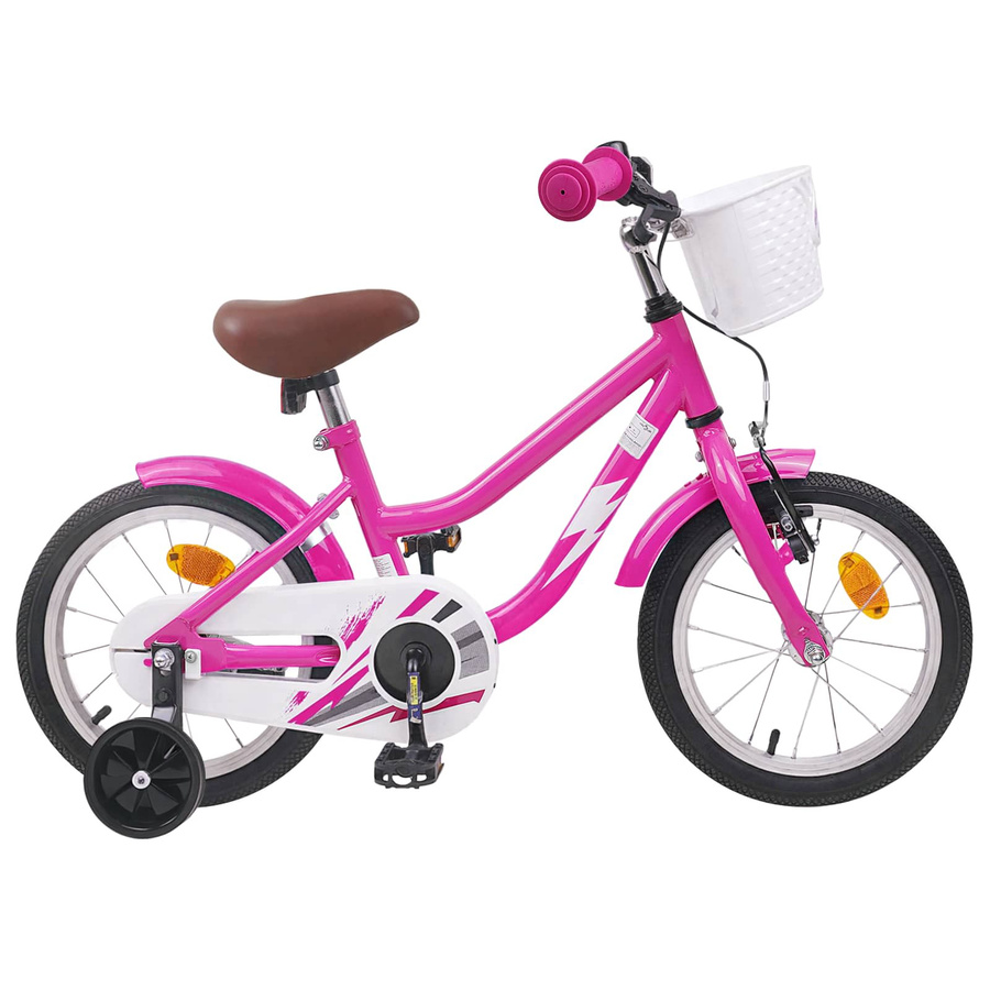 VD Home Furnishing Kinderfahrrad 16 Zoll Dunkelrosa - Bild 1