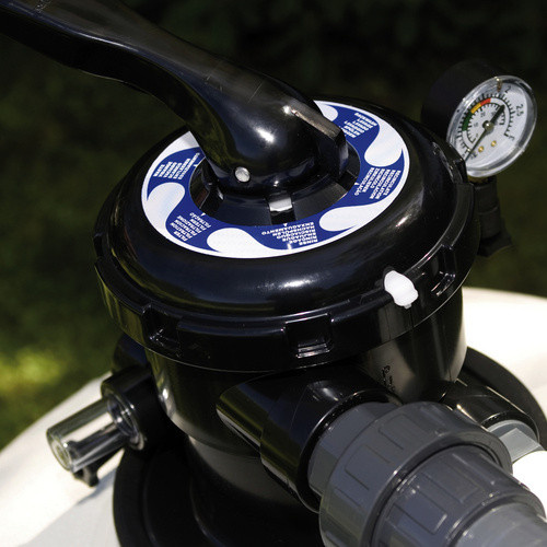 GRE Sandfilteranlage Monoblock in Weiss mit einer maximalen Durchflussmenge von 8,5 m³/h - Bild 2