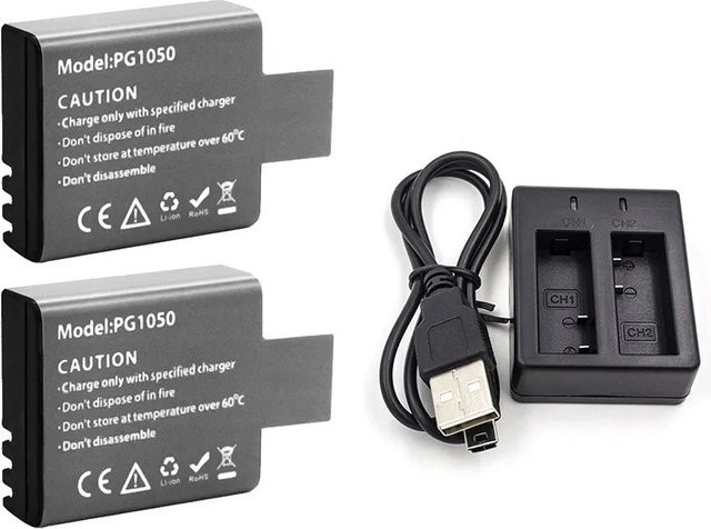 SJCAM PG1050 Wiederaufladbarer Li-Ion Akku mit 1050 mAh für SJ4000 SJ5000 SJ6000 WiFi Sport Action Kameras - Bild 1