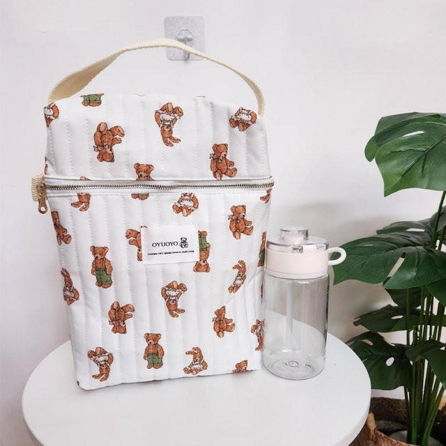Tragbare Baby-Wickeltasche in Rot, waschbare Aufbewahrungstasche und Organizer für Baby-Artikel, Damenbinden, Sport und Reisen - Bild 1