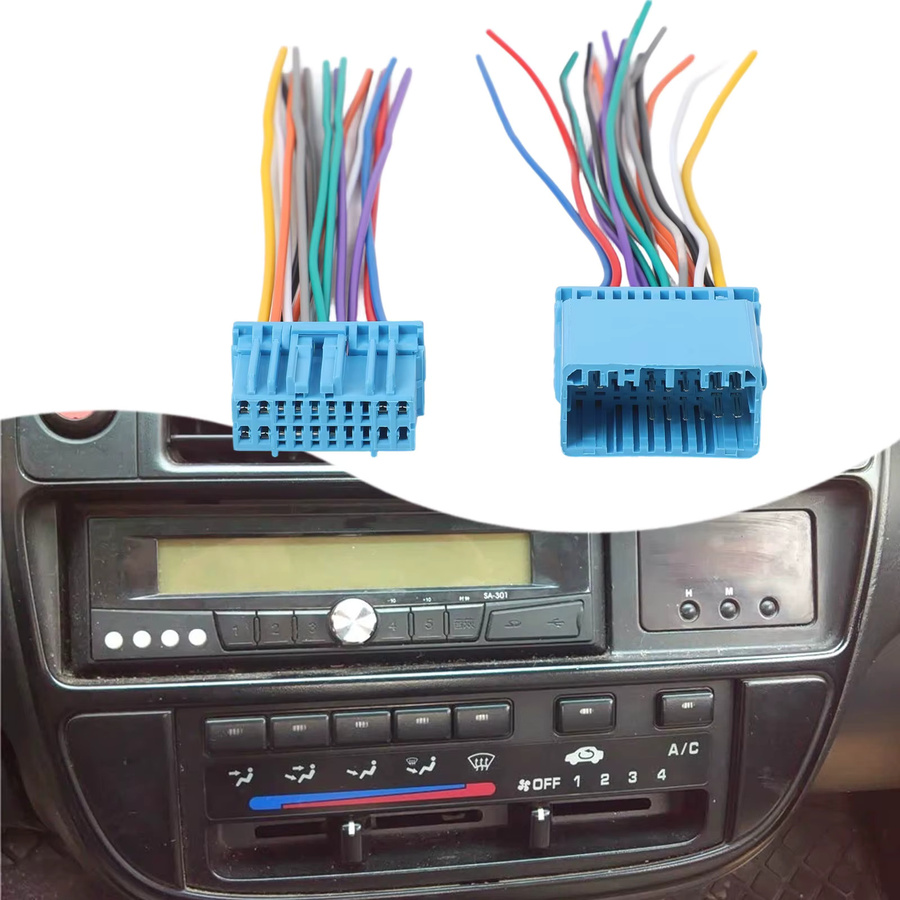 HpLive Auto Audio Stereo Kabelbaum Adapter aus ABS für Honda und Suzuki, 12V Power Zubehör, Multicolor - Bild 3