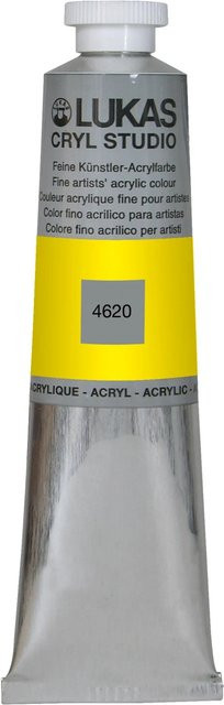 Lukas Cryl Studio Acrylfarbe Zitronengelb Primär-Gelb 75ml - Bild 1