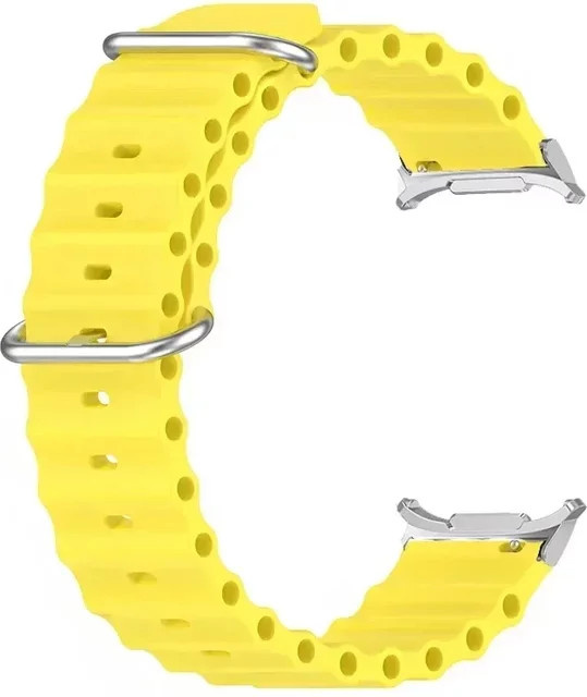 Samsung Galaxy Watch Ultra Armband, Silikon, 47 mm, Unisex, yellow - Bild 1