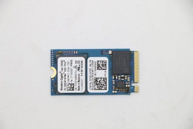 Lenovo SSD M.2 PCIe NVMe 256 GB Blau (5SS0V26407) - Bild 1