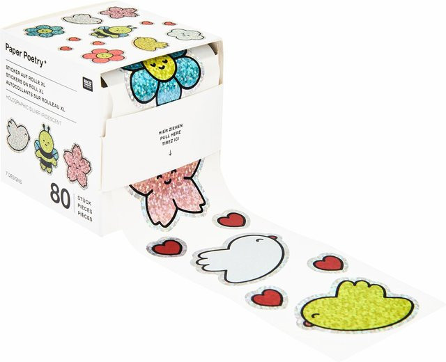 Rico Design Paper Poetry Sticker Chingu Blumen - Bild 1
