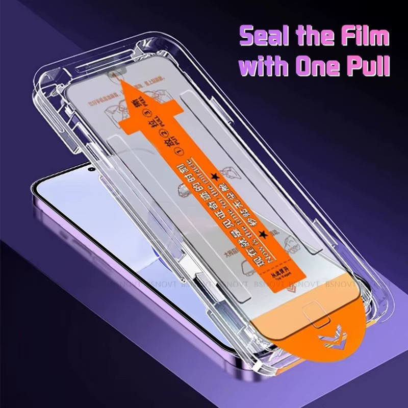 Realme 16 Pro Panzerglas Displayschutz 9H Staubfrei Vollflächig Transparent - Bild 2