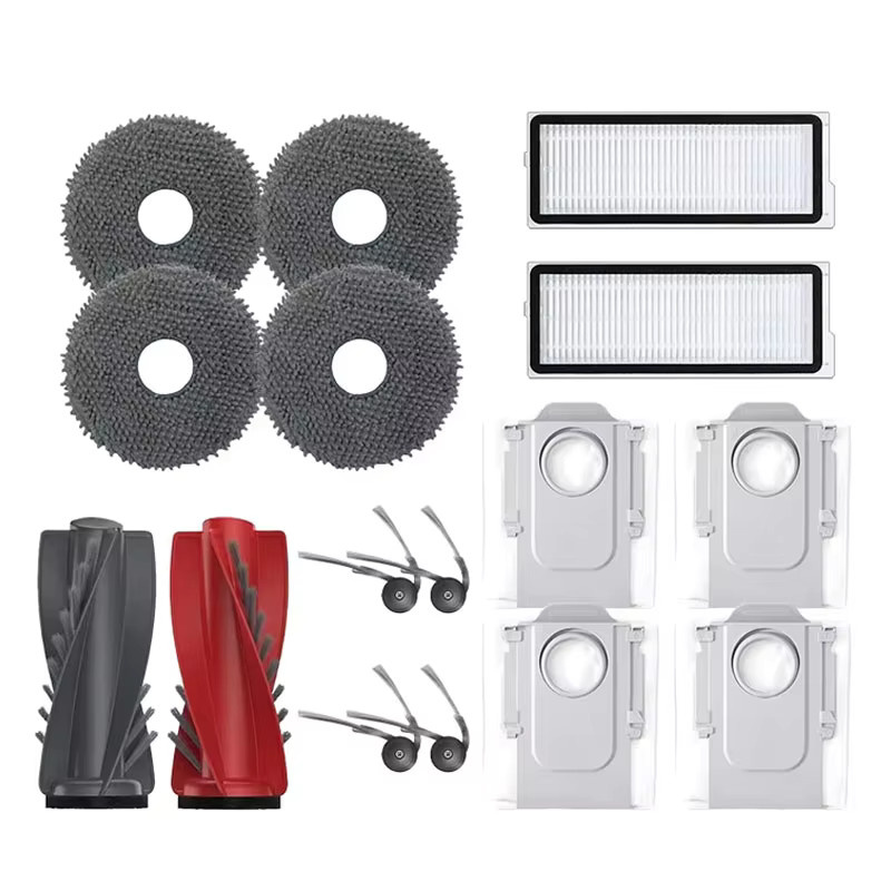 Tidyday Ersatzteil-Set für Roborock Qrevo Edge, EdgeC, Edge S5A, 5V1 und Curv mit Hauptbürste, Seitenbürste, Hepa-Filter, Wischmopp und Staubbeutel - Bild 3
