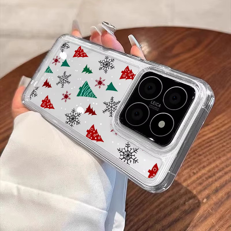 Stoßfeste Silikon Handyhülle mit Weihnachtsbaum-Design für Xiaomi Redmi Note 14 Pro Plus 5G, 13, 12 Pro, 13C, 14C - Bild 4