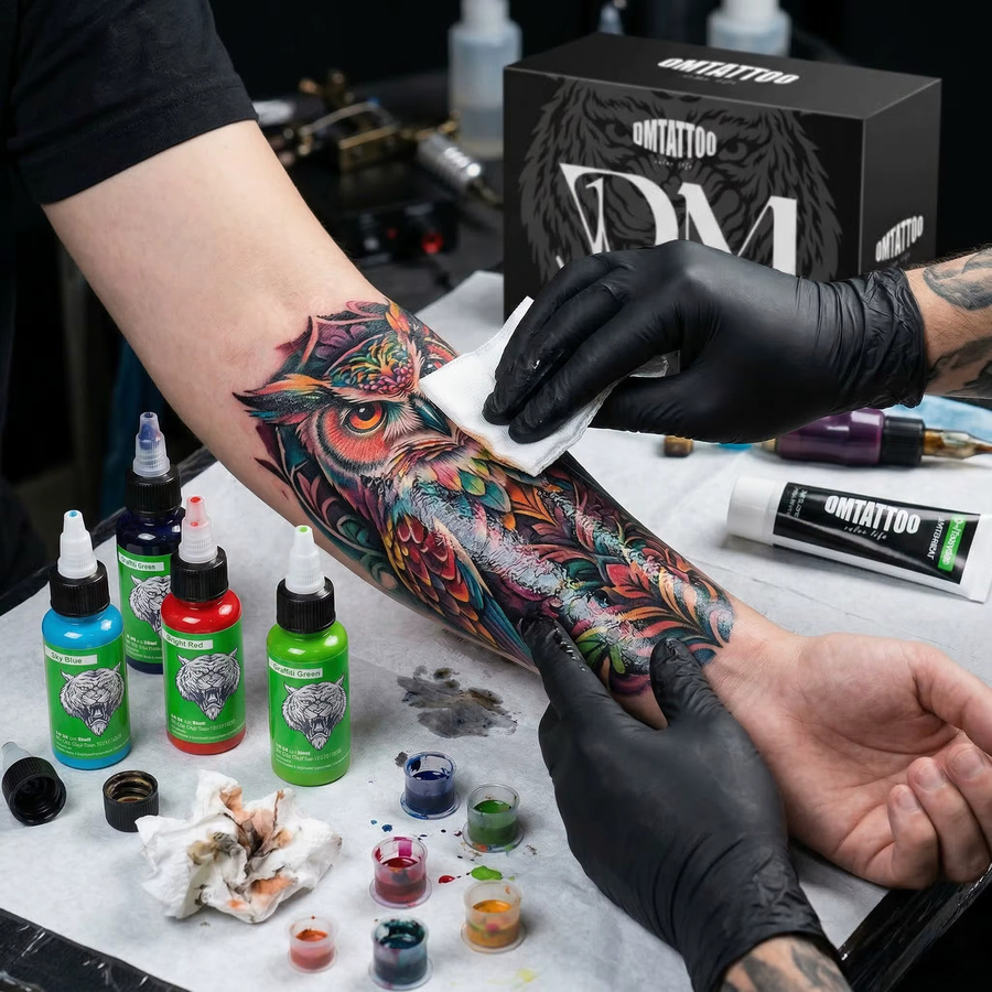 DMTATTOO Tattoo-Tinte, 15 Farben, 29,5 ml, Pflanzenextrakt - Bild 2