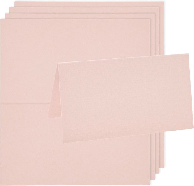 Rico Design Paper Poetry Luxury Tischkarten English Rose aus Papier, B/H: 10,0 x 5,0 cm - Bild 1