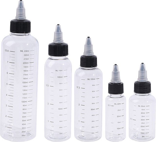 JCSYFAC Tropfflaschen aus Kunststoff, klar, 30 ml-250 ml - Bild 1