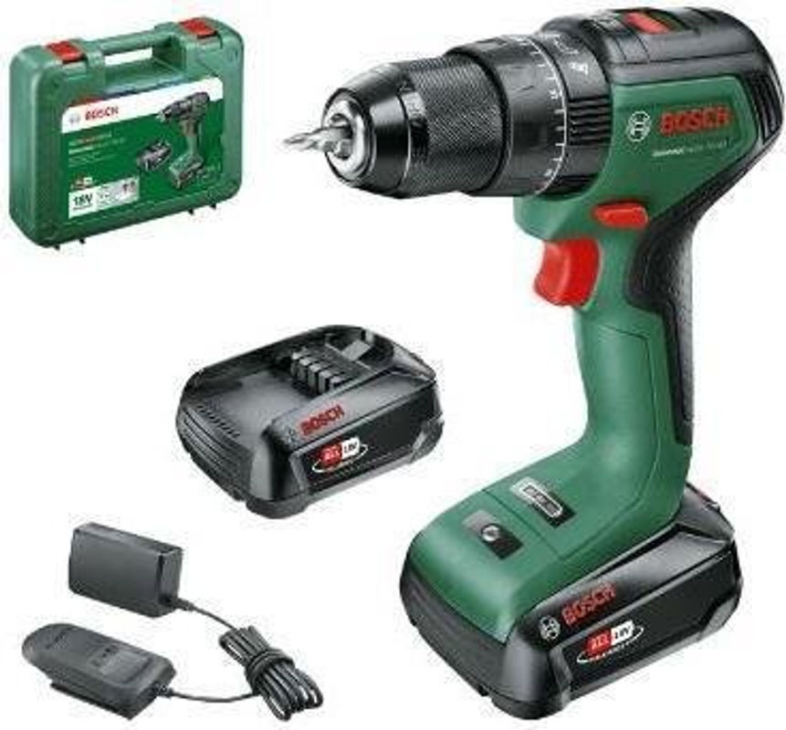 Bosch UniversalDrill 18V-60 Akku-Bohrschrauber in Grün/Schwarz mit 2 Akkus - Bild 2