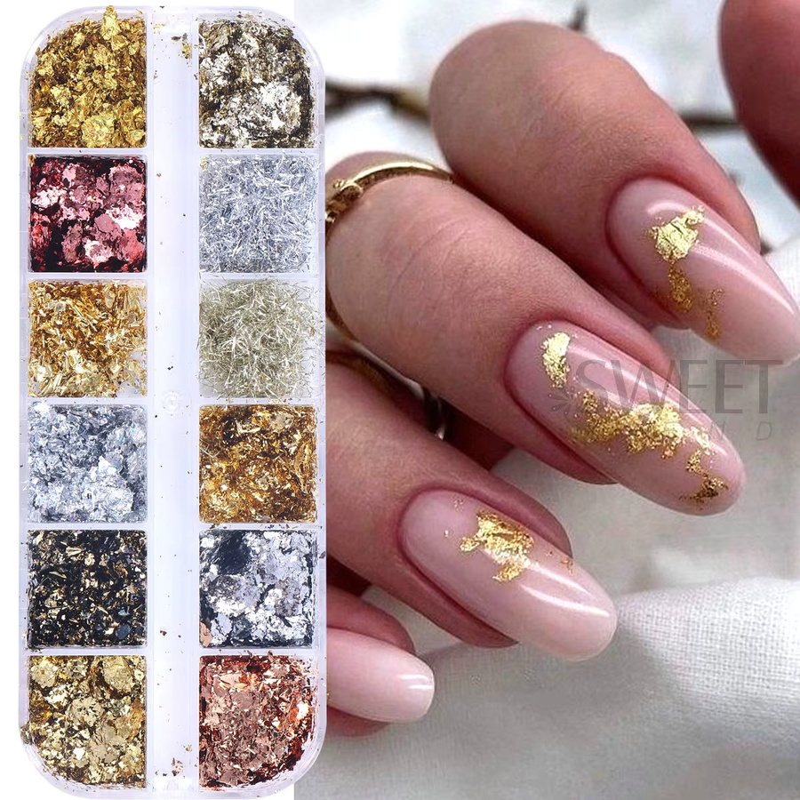 Sweet Trend Nagelglitzer, Metallic, 12 Gitter - Bild 2