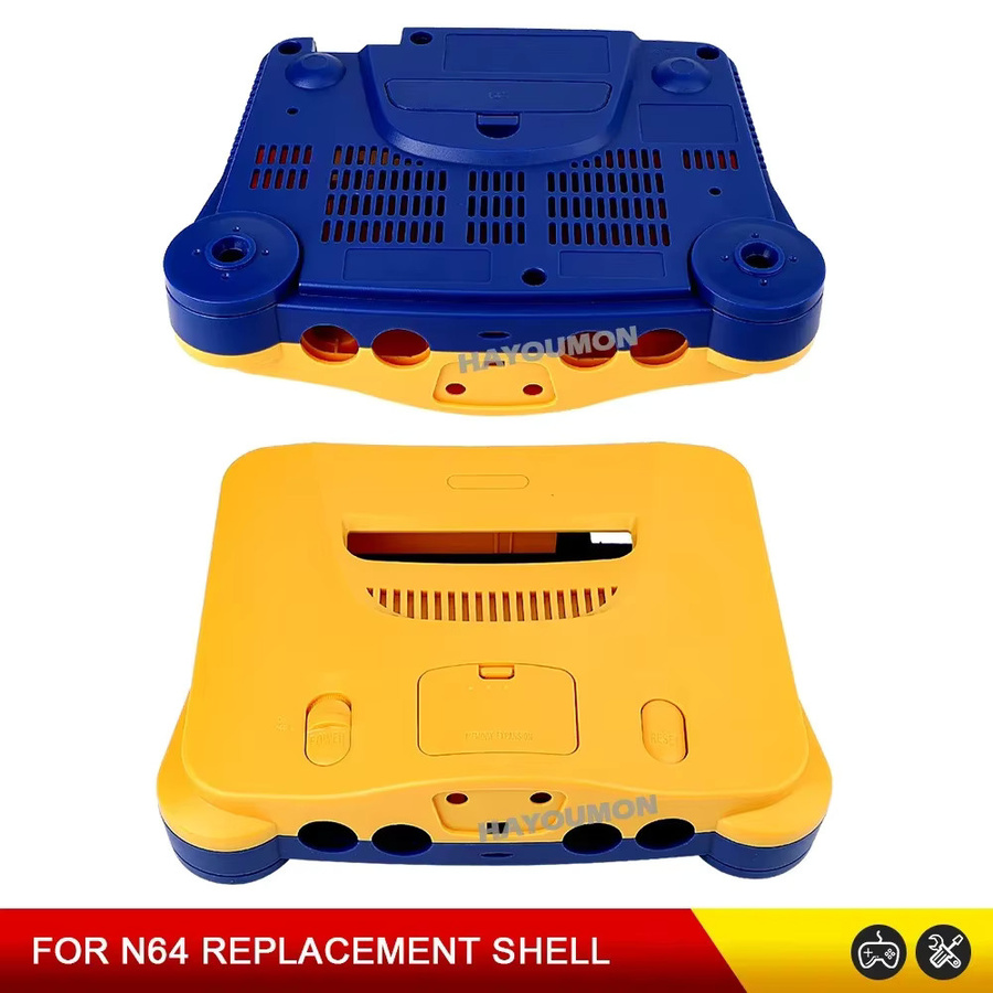 HeroAngel Ersatz Gehäuse für N64 Retro-Videospielkonsole in Orange und 10 weiteren Farben - Bild 3