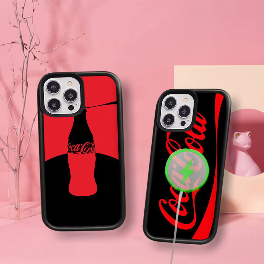 C-COCA Handyhülle mit C-COLAS Logo für iPhone 11 bis iPhone 17 Air Pro Max Plus kompatibel mit MagSafe Wireless Charging - Bild 1