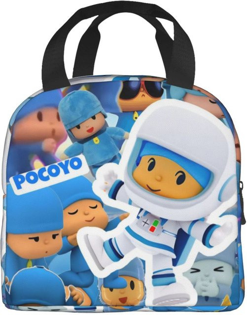 Thermisch isolierte Pocoyo Cartoon Lunchtasche von Fancy Style Studio in Multicolour - Bild 1