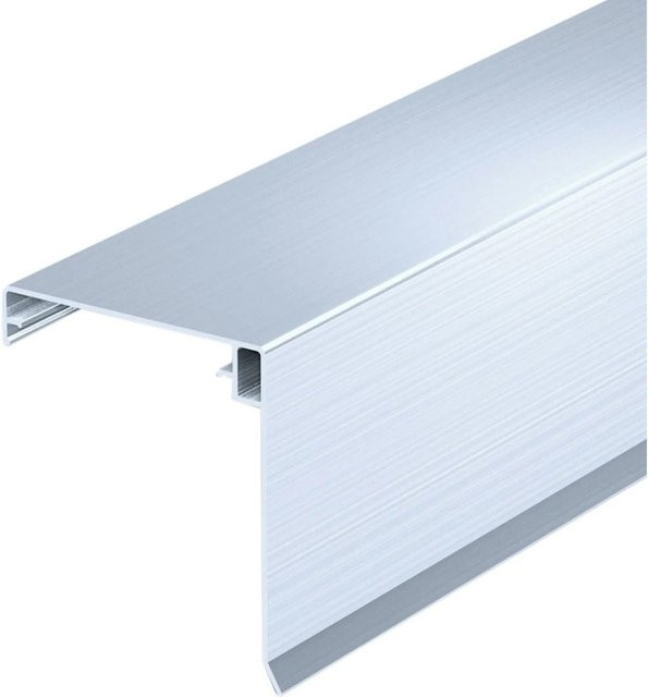 T&J Wetterschenkel-Klemmdeckel aus Aluminium für 80 mm Pressblank, Silber - Bild 1