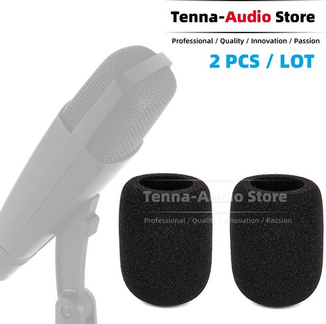 SnapVox Windschutzscheibe und Pop Filter für Sennheiser MD421 MD 421 II 2 U 421U in Schwarz und Orange - Bild 1