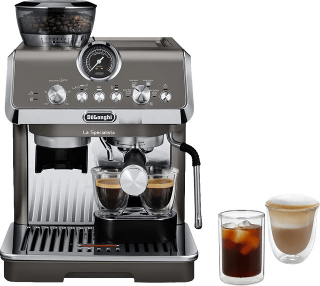 De'Longhi La Specialista Arte Evo EC9255.T Espressomaschine in Titan und Silber aus Edelstahl mit Cold Brew Funktion - Bild 1
