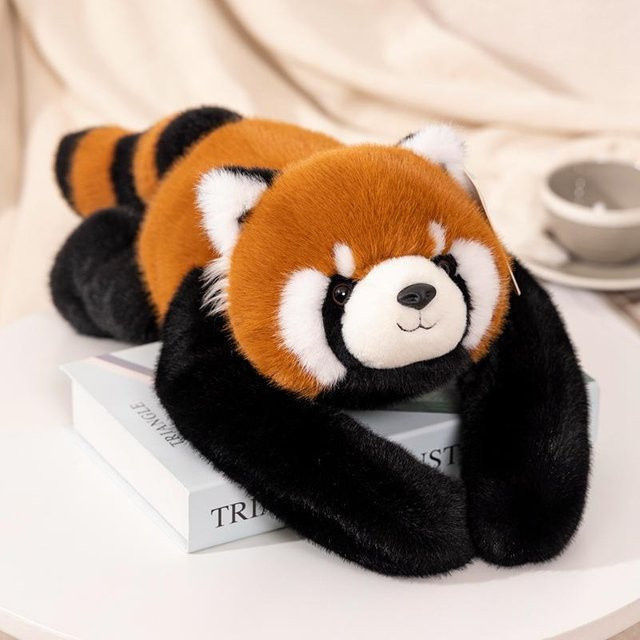 Yiran toy Kawaii Waldtier Plüschtiere Kissen, Bär, Waschbär, Dinosaurier, Faultier, Panda, Koala, Puppen, 30cm, ab 3 Jahre - Bild 1