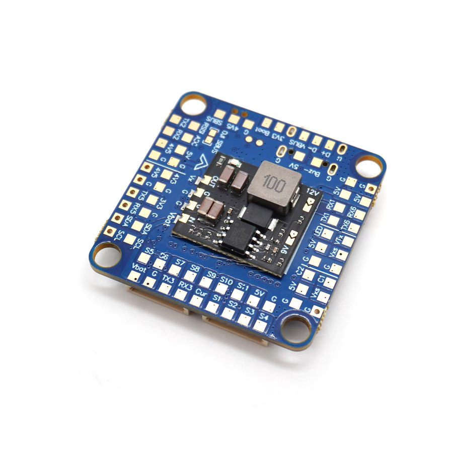 YSIDO F405-HDTE H743 Flugcontroller AM32 65A 4-IN-1 ESC 2-8S LIPO Stack/Flytower, blau - Bild 2