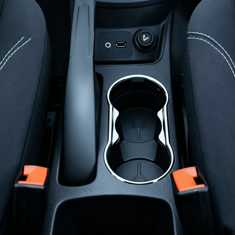 Kratzfeste ABS-Aufkleber für Getränkehalter von Quorvium für Ford Fiesta 2009–2013 und Focus 2 2005–2012 - Bild 3