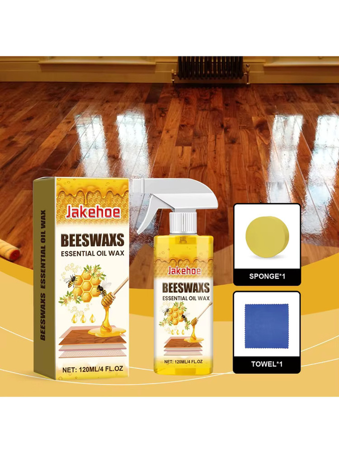 JAKEHOE Bienenwachs-Spray zur Möbelpflege für Massivholz, polierend und wasserdicht - Bild 4