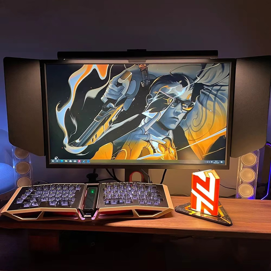 Hot Toys Valorant Chamber Night Atmosphärenlicht in Schwarz, 3D-Druckmodell Desktop-Ornament mit Höhe: 10 cm - Bild 3