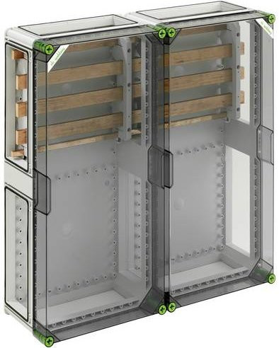 Spelsberg GSi 656 Verteilerschrank Aufputz in Grau mit transparentem Deckel - Bild 1