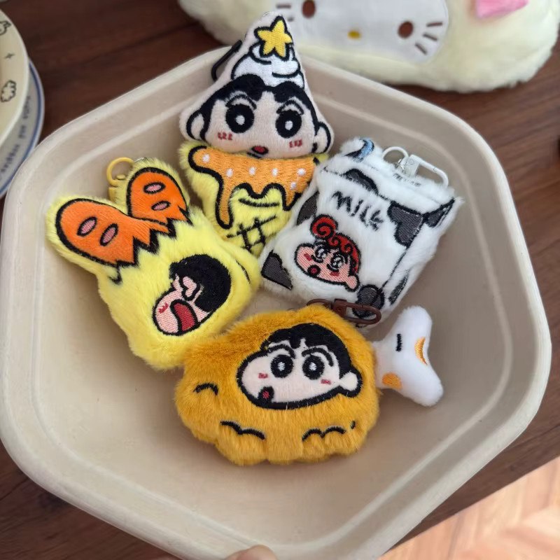 Crayon Shin-chan Schlüsselanhänger, Plüsch / Textil, Bunt / Mehrfarbig - Bild 4
