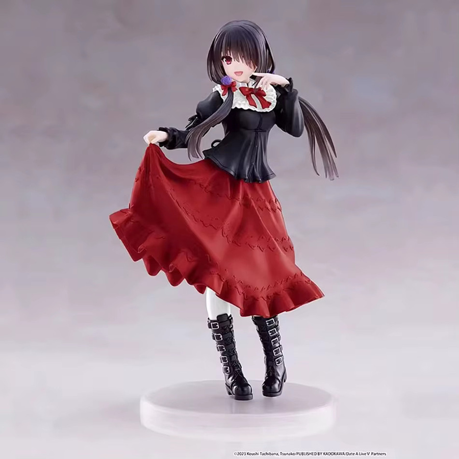 Bandai Date A Live Tokisaki Kurumi Anime Figur, Mädchen, Rot, 18cm - Bild 3