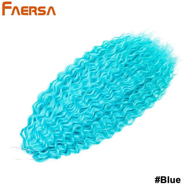 Faersa Hair Curl Haar Wasser Welle Twist, Ombre Blonde, 22 Inch - Bild 1