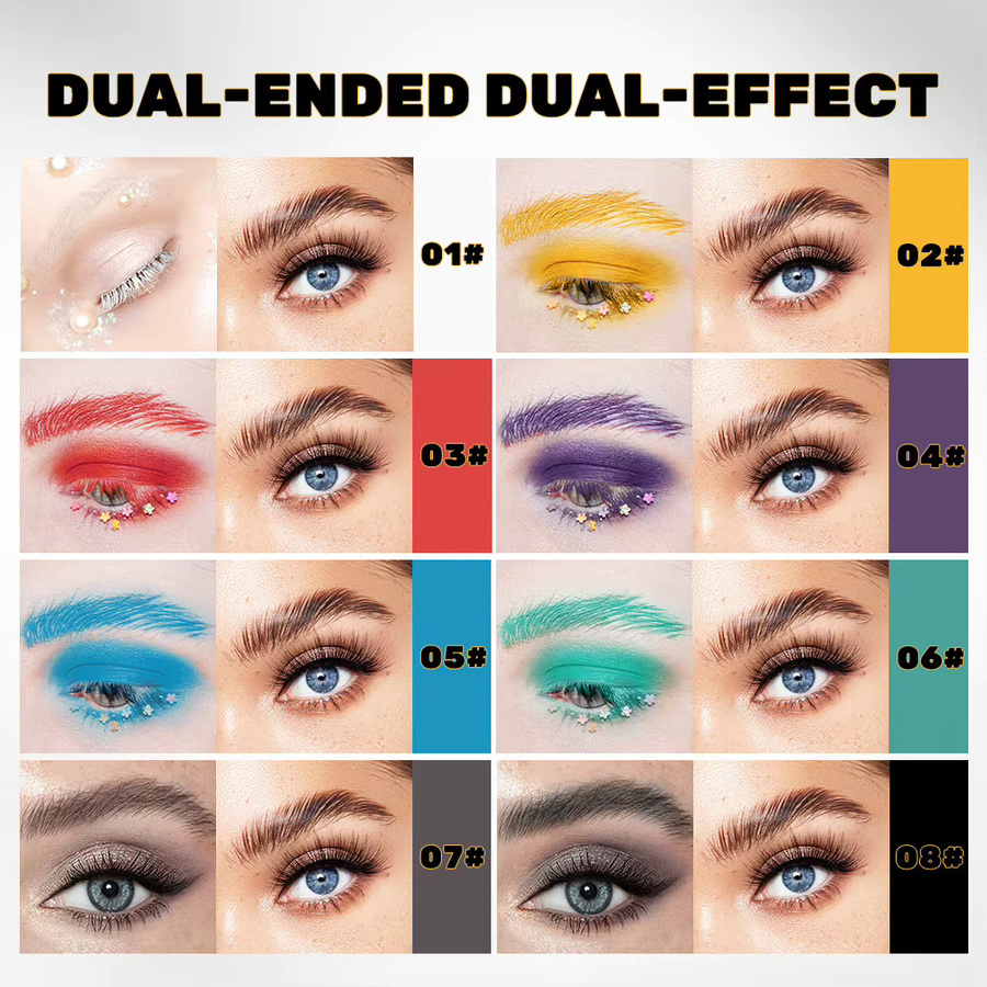 QIBEST Augenbrauen-Gel-Mascara, braun, Damen - Bild 3