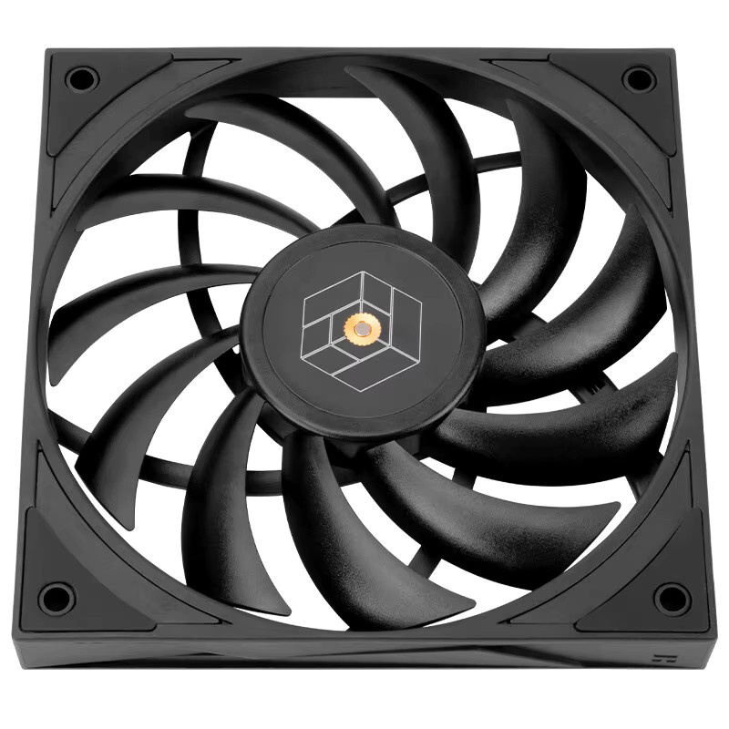 Thermalright TL-H12015 Gehäuselüfter für Computer mit S-FDB V2-Lager in Schwarz-Weiß, B/T/H: 12 x 12 x 1,5 cm - Bild 6