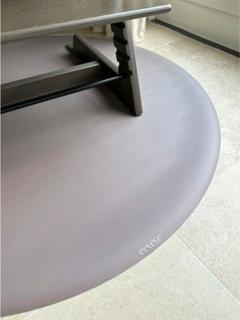 Eeveve Bodenmatte für Hochstühle in Grau - Bild 1