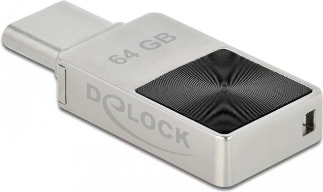 Delock Mini Memory Stick USB-Flash-Laufwerk USB-C 3.2 Gen 1 Silber 64 GB - Bild 1