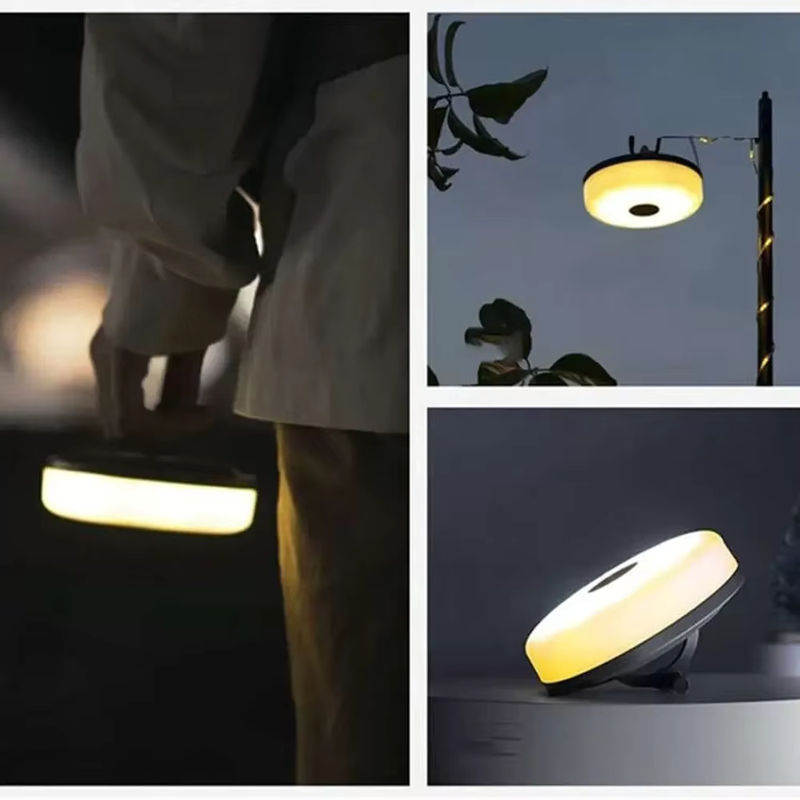 ESMARTER LED Campinglampe wiederaufladbar, 10 m Lichterkette in Schwarz mit warmweißem Licht, IPX4 wasserdicht für Outdoor, Garten und Zeltzimmer - Bild 5