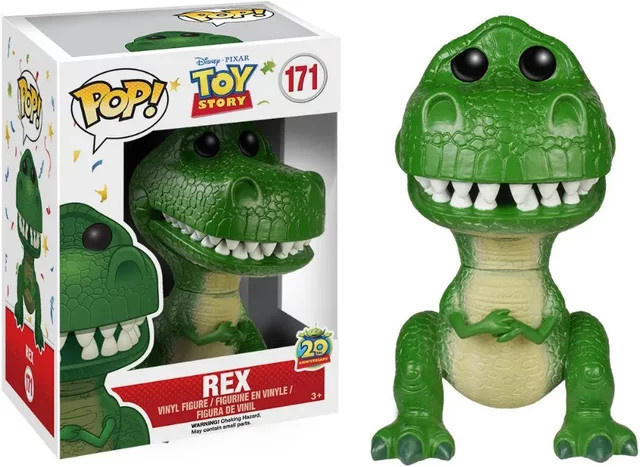 Funko Disney Toy Story 4 Rex, Vinyl-Actionfigur, ab 3 Jahren - Bild 1
