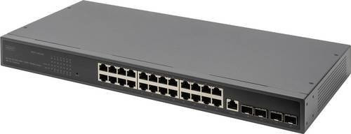 Digitus DN-80223 Gigabit Ethernet Switch mit 24 Ports in Schwarz - Bild 1