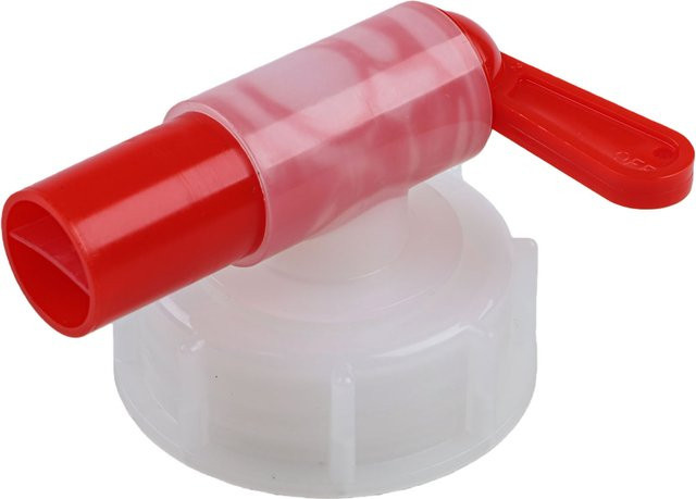 Plant Solution Wasserhahn DN51 in Rot mit 51 mm Auslass und Gewindeanschluss für 5-Liter-Tanks zur Gartenbewässerung - Bild 1
