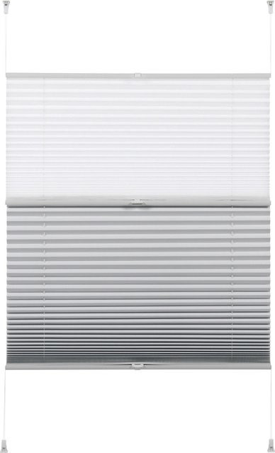 Gardinia Easy Fix Plissee Tag und Nacht Weiß B: 50 cm, H: 130 cm - Bild 1