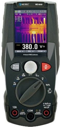Metrel MD 9880 Hand-Multimeter mit integrierter Wärmebildkamera in Schwarz - Bild 1
