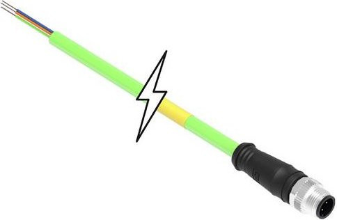 Molex 1300480313 Sensor-Aktor-Steckverbinder konfektioniert in Grün - Bild 1